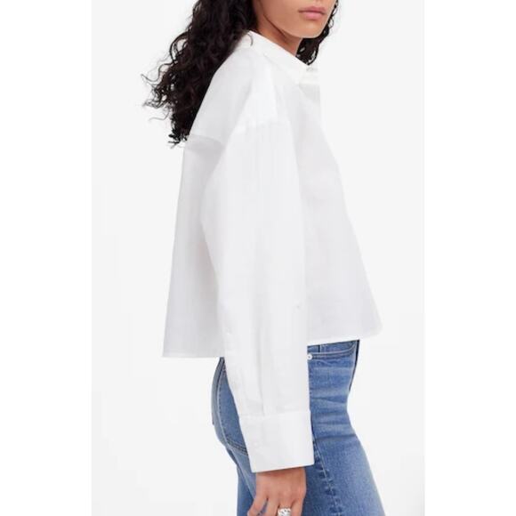 Madewell Straight-Hem Shirt Size M NWT - Picture 10 of 10